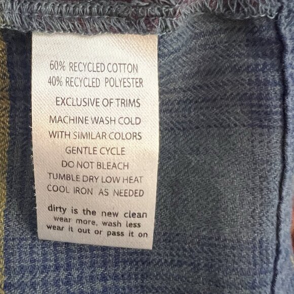 Toad & Co Women Hartland ShirtDress Plaid Flannel Short Sleeve Small Size - Picture 6 of 12